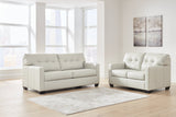 Belziani Coconut Sofa, Loveseat, Oversized Chair and Ottoman