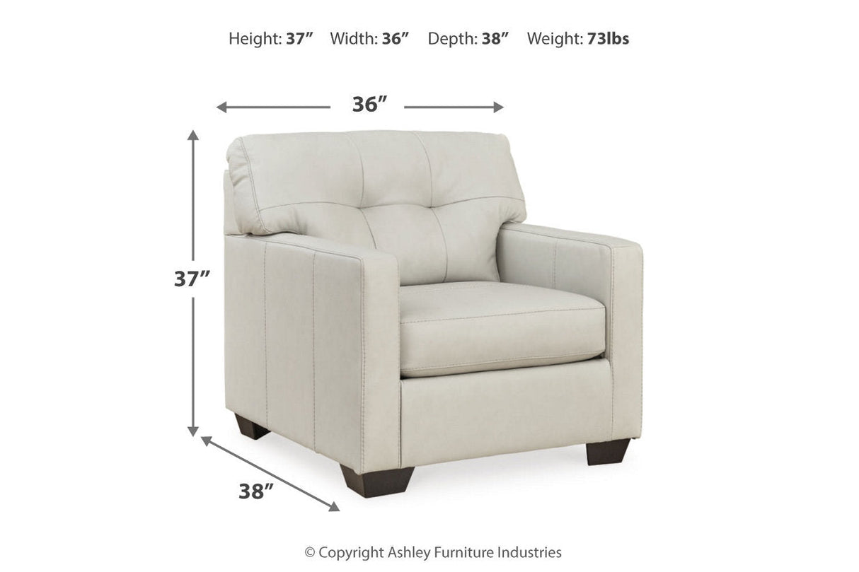 Belziani Coconut Sofa, Loveseat, Oversized Chair and Ottoman