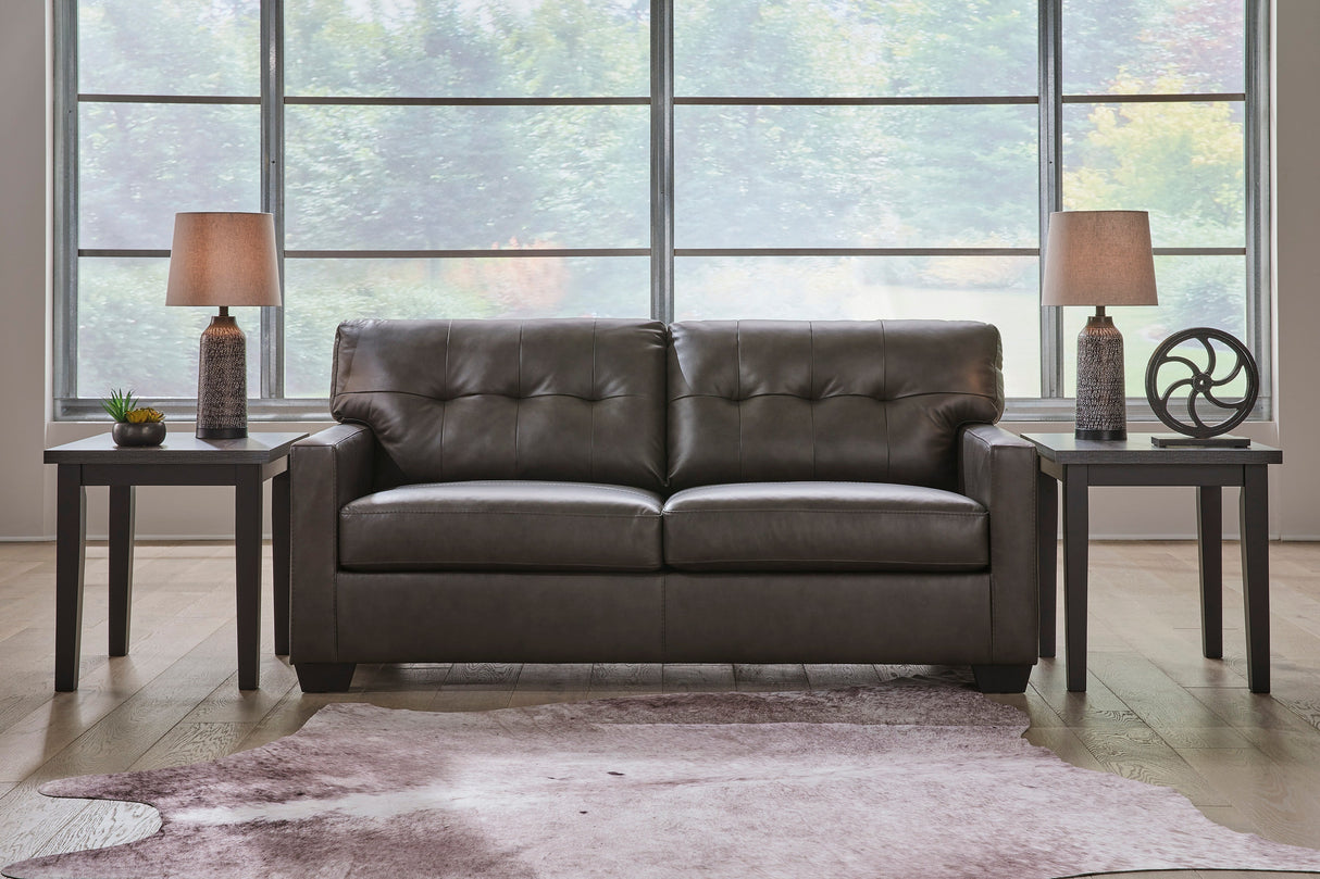 Belziani Storm Leather Living Room Set