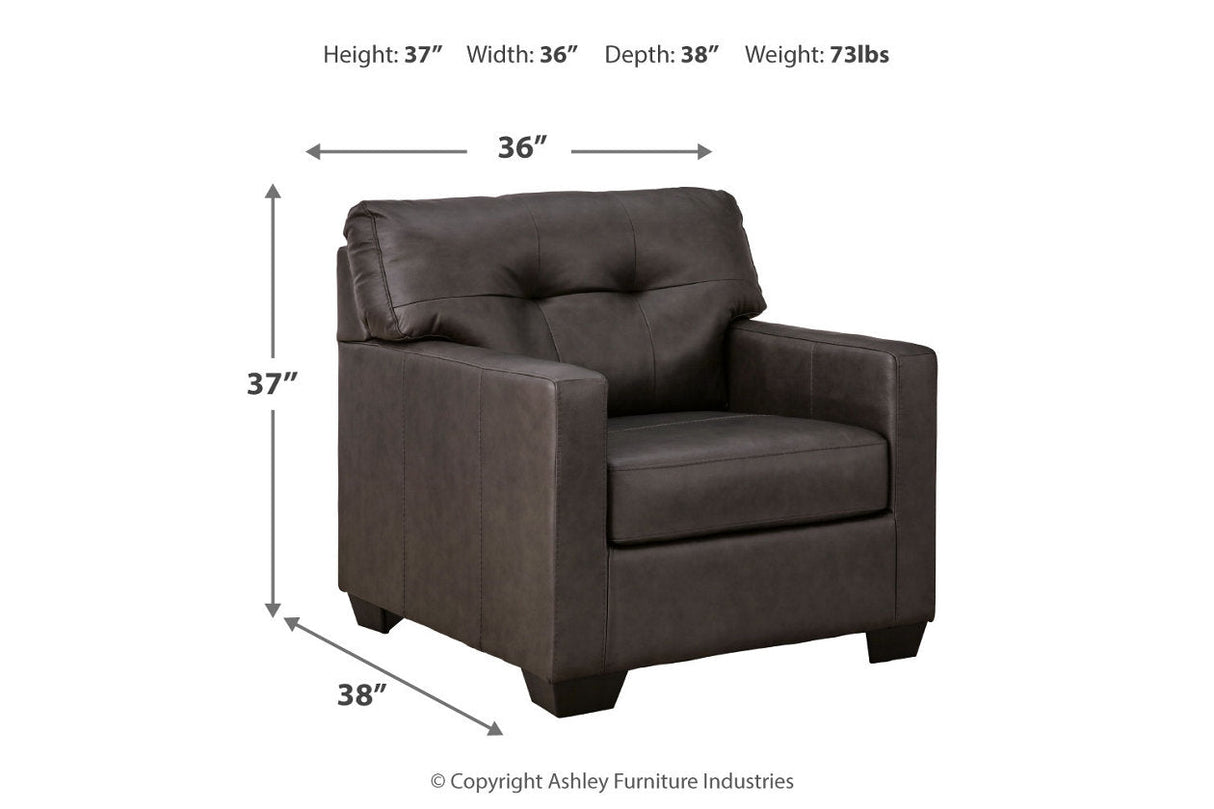 Belziani Storm Sofa, Loveseat, Oversized Chair and Ottoman