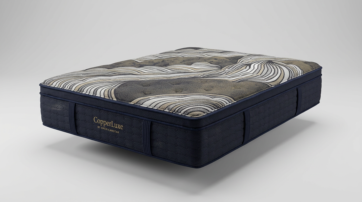 M-Cooperluxe Plush Euro Queen Mattress Topper