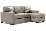 Greaves Stone Sofa Chaise, Chair, and Ottoman