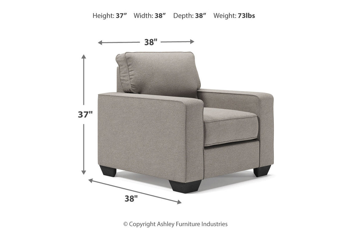 Greaves Stone Sofa Chaise and Chair