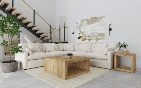 Hobson Ivory 5-piece Upholstered Modular Sectional Sofa by Coaster at Eve Furniture