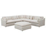 Hobson Ivory 6-piece Upholstered Modular Sectional Sofa by Coaster at Eve Furniture