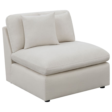 Hobson Ivory 6-piece Upholstered Modular Sectional Sofa by Coaster at Eve Furniture