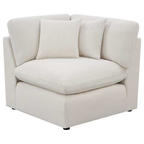 Hobson Ivory 6-piece Upholstered Modular Sectional Sofa by Coaster at Eve Furniture
