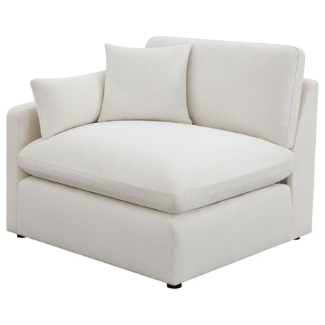Hobson Ivory 6-piece Upholstered Modular Sectional Sofa by Coaster at Eve Furniture