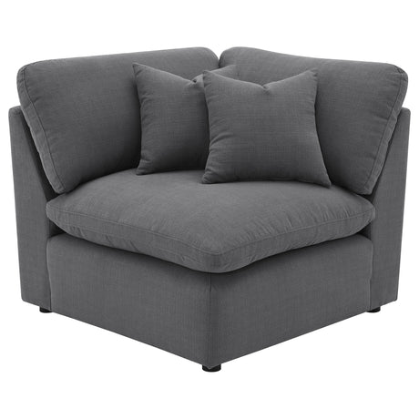 Hobson Charcoal 6-piece Upholstered Modular Sectional Sofa by Coaster at Eve Furniture
