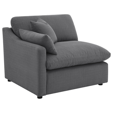 Hobson Charcoal 6-piece Upholstered Modular Sectional Sofa by Coaster at Eve Furniture