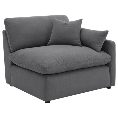 Hobson Charcoal 6-piece Upholstered Modular Sectional Sofa by Coaster at Eve Furniture