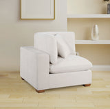 Lakeview Ivory Upholstered Corner Chair