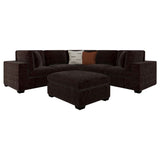 Lakeview Chocolate 6-Piece Upholstered Modular Sectional