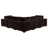 Lakeview Chocolate 6-Piece Upholstered Modular Sectional