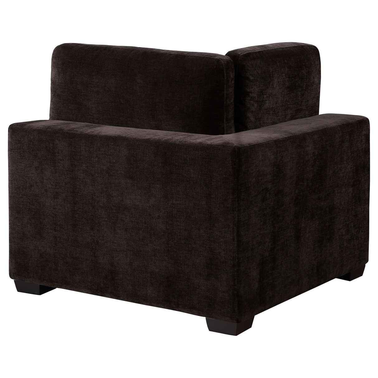 Lakeview Dark Chocolate Upholstered Corner Chair