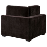 Lakeview Dark Chocolate Upholstered Corner Chair