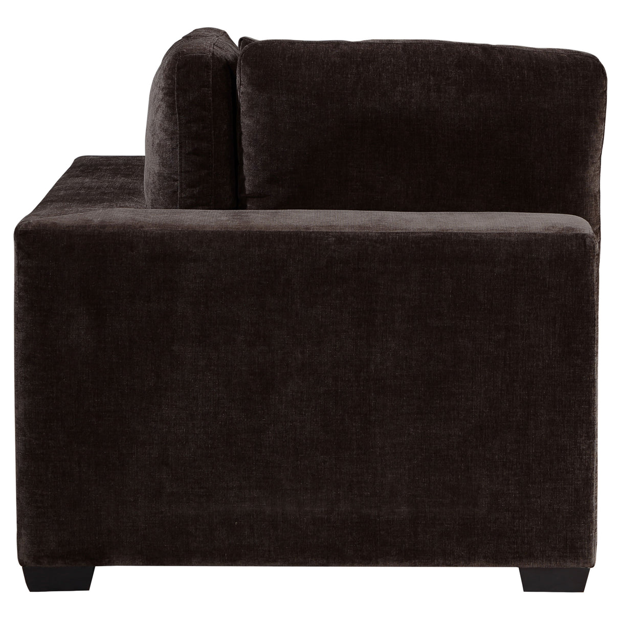 Lakeview Dark Chocolate Upholstered Corner Chair