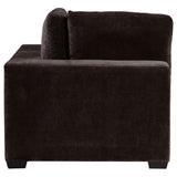 Lakeview Dark Chocolate Upholstered Corner Chair
