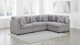 Cambria Grey 4-Piece Upholstered Modular Sectional Sofa by Coaster at Eve Furniture