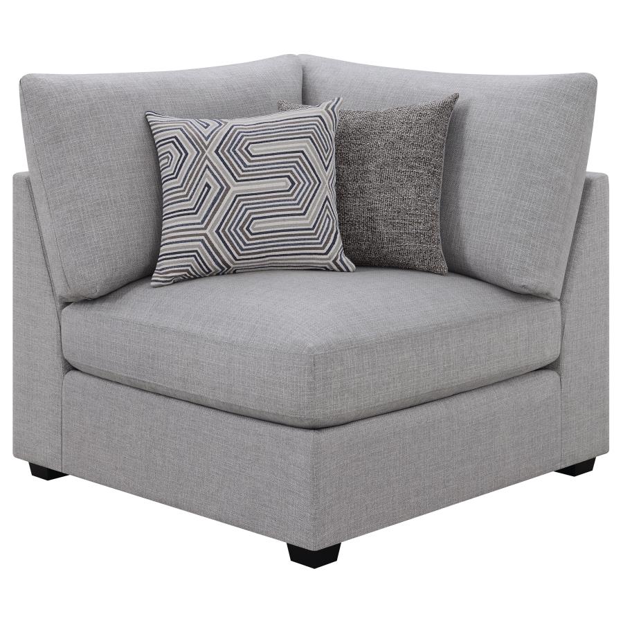 Cambria Grey 4-Piece Upholstered Modular Sectional Sofa by Coaster at Eve Furniture