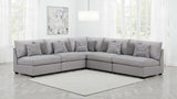 Cambria Grey 5-piece Upholstered Modular Sectional by Coaster at Eve Furniture