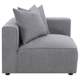 Jennifer Grey Upholstered Corner Chair