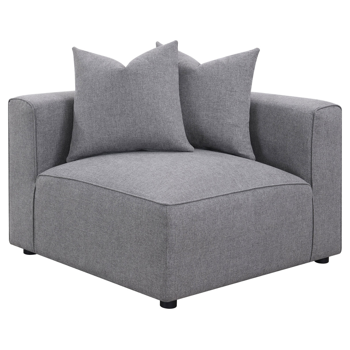 Jennifer Grey Upholstered Corner Chair
