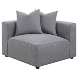 Jennifer Grey Upholstered Corner Chair