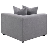 Jennifer Grey Upholstered Corner Chair