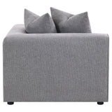 Jennifer Grey Upholstered Corner Chair