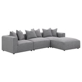 Jennifer Grey Upholstered Corner Chair