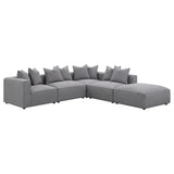Jennifer Grey Upholstered Corner Chair