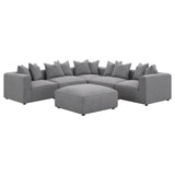 Jennifer Grey Upholstered Corner Chair