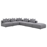 Jennifer Grey Upholstered Corner Chair