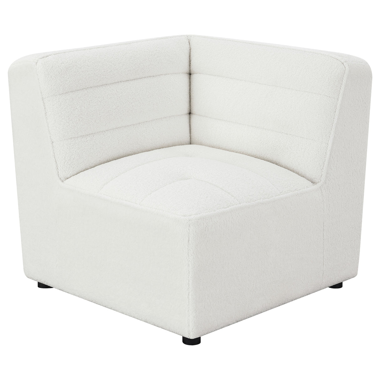 Jennifer Ivory Upholstered Corner Chair