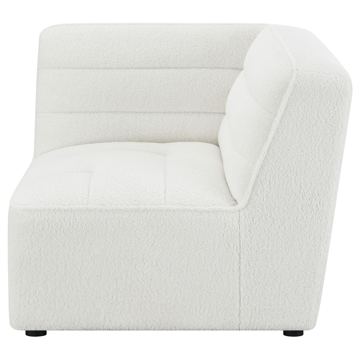 Jennifer Ivory Upholstered Corner Chair
