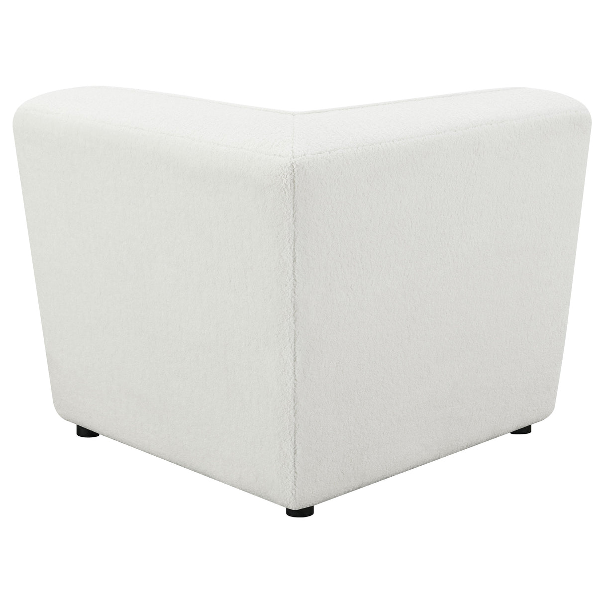 Jennifer Ivory Upholstered Corner Chair