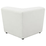 Jennifer Ivory Upholstered Corner Chair
