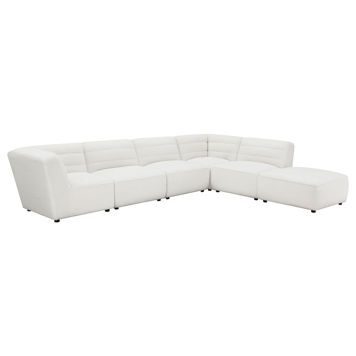 Jennifer Ivory Upholstered Corner Chair