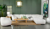 Jennifer Ivory Upholstered Corner Chair