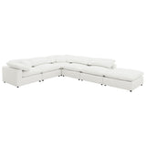 Raleigh Ivory 6-Piece Boucle Upholstered Modular Sectional