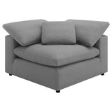 Raleigh Grey 6-Piece Boucle Upholstered Modular Sectional