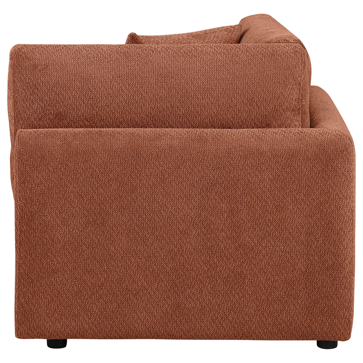 Elysia Coral Fabric Upholstered Modular Corner Chair