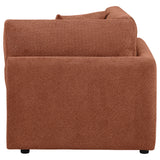 Elysia Coral Fabric Upholstered Modular Corner Chair