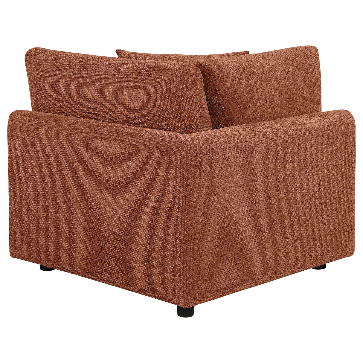 Elysia Coral Fabric Upholstered Modular Corner Chair