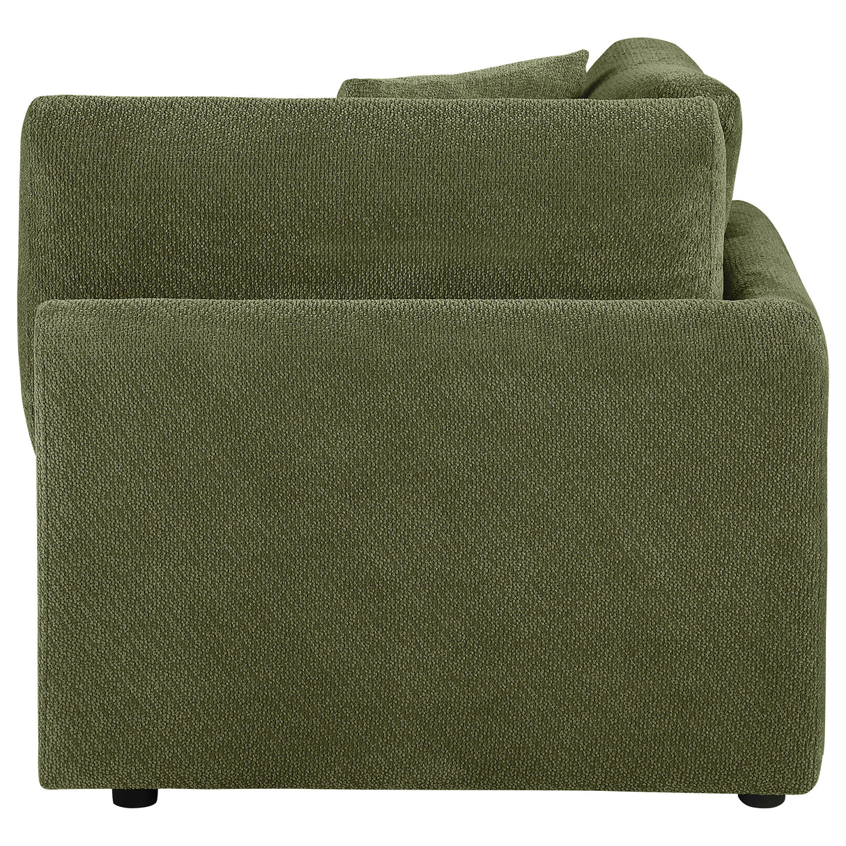 Elysia Green Fabric Upholstered Modular Corner Chair