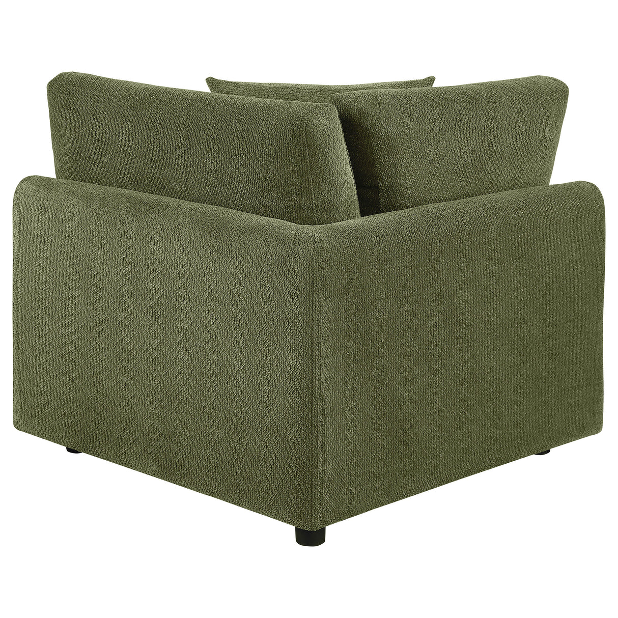 Elysia Green Fabric Upholstered Modular Corner Chair
