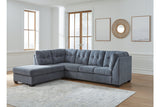 Marleton Denim 2-Piece Sectional with Chaise