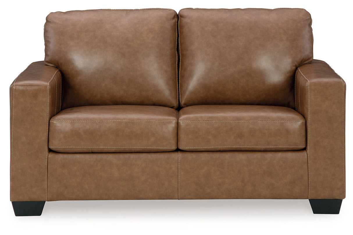 Bolsena Caramel Sofa, Loveseat and Recliner