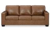 Bolsena Caramel Sofa, Loveseat and Recliner